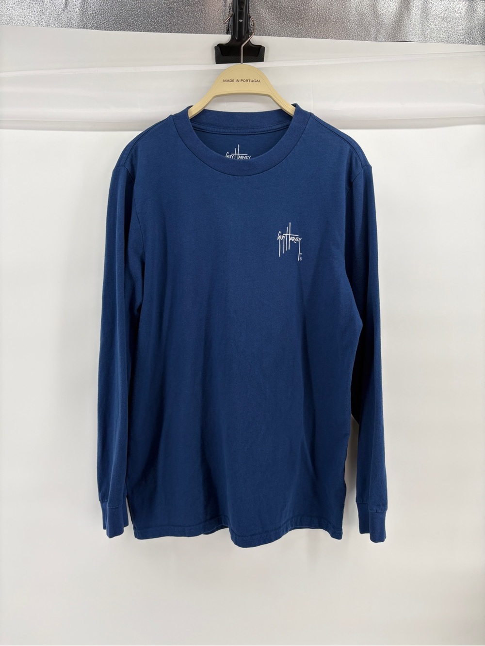 Guy Harvey Marlin Long Sleeve T Shirt Blue Fishing Graphic Men’s Medium